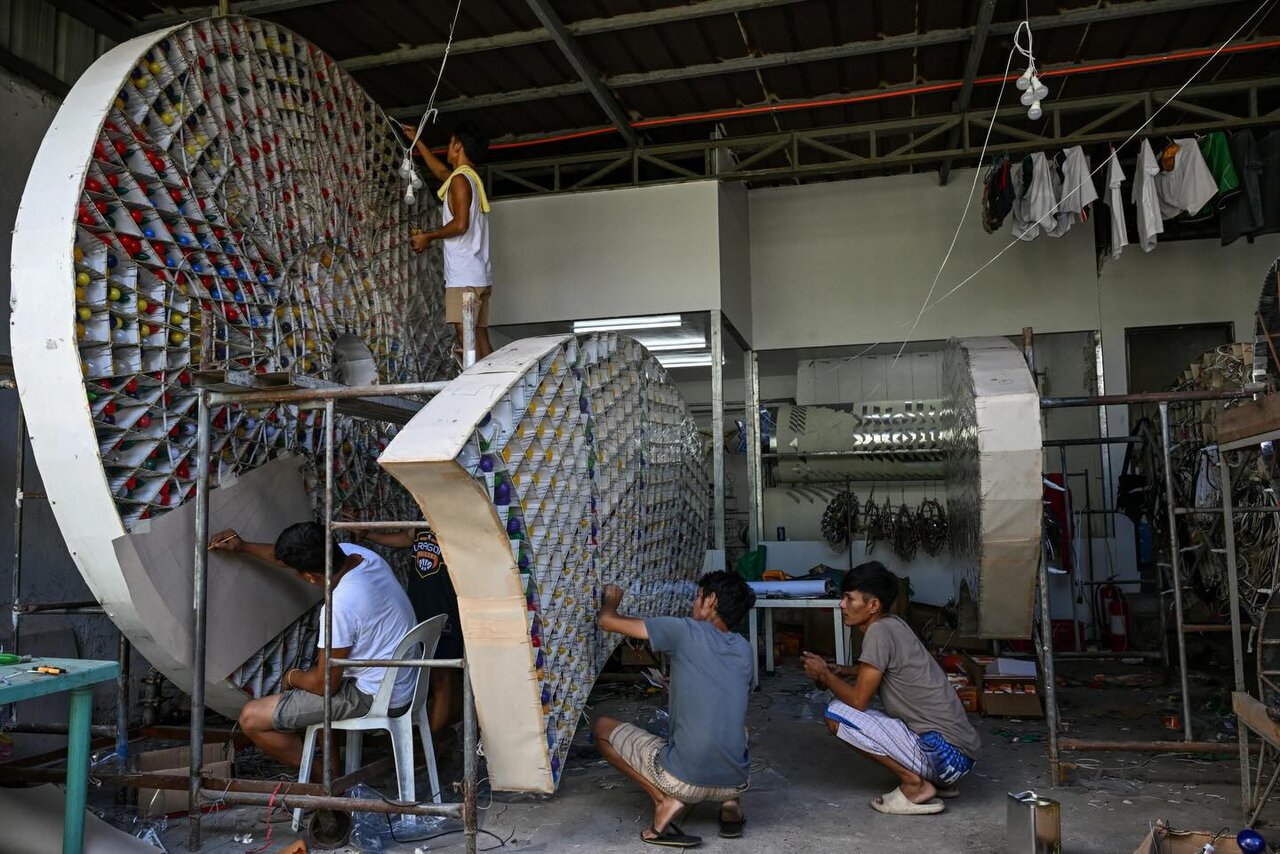 جشن فانوسها در کریسمس فیلیپین