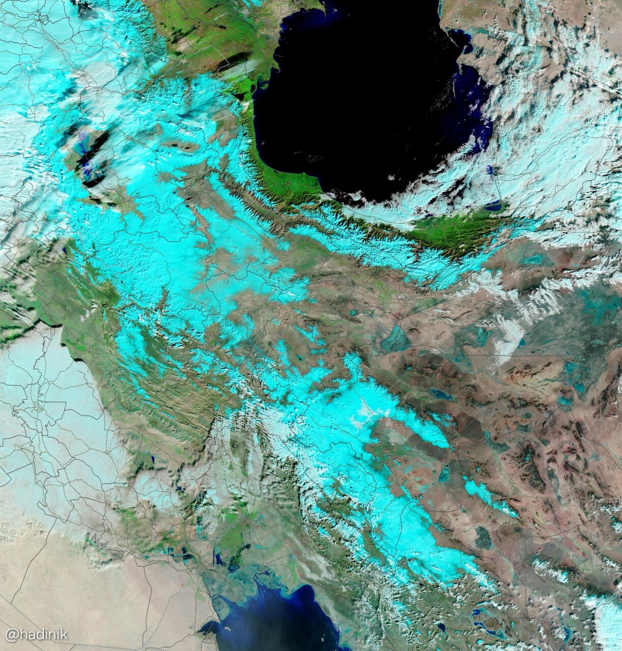 چهره ایران برفی و خوشحالی مردم + عکس و فیلم