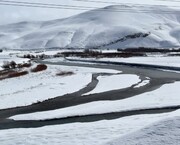 افزایش آب ورودی به سد زاینده رود؛ حجم برف و جریان رودخانه را ببینید
