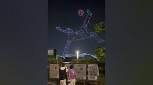 پرواز پهپادها به شکل قیچی برگردان در جام ملت‌های آفریقا + ویدئو