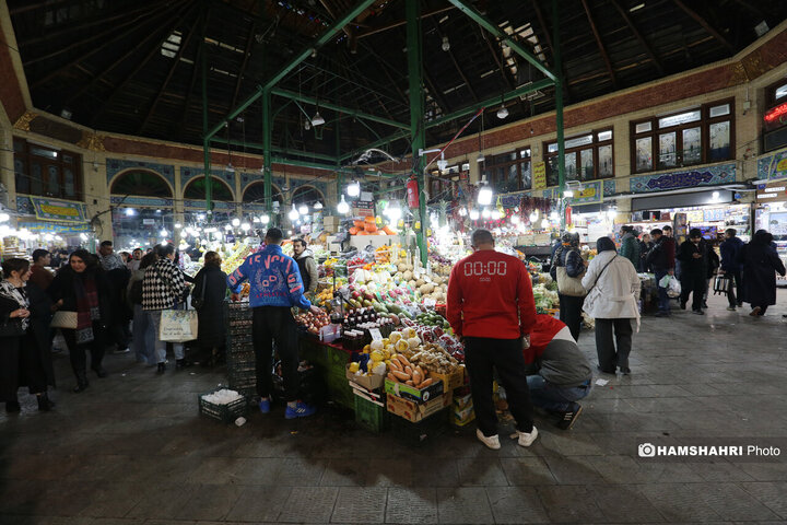 فعالیت بازار تجریش در آرامش