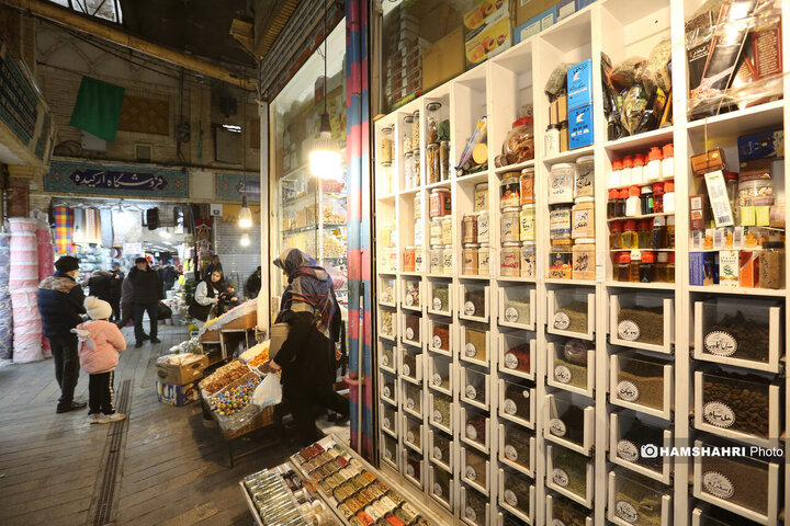 فعالیت بازار تجریش در آرامش