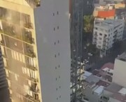 لحظه ترسناک زلزله ۶/۵ ریشتری؛ ساختمان‌ها مثل گهواره تکان می‌خورند!