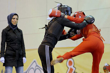 اولین تصاویر از شروع بوکس زنان ایرانی دور از چشم‌ها + ویدئو