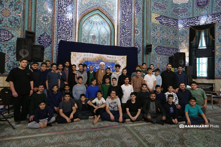 مراسم معنوی اعتکاف در حسینیه ارشاد تهران