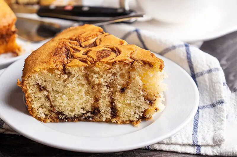 کیک دارچینی با استروزل شکلاتی؛ عطر زمستان در یک برش گرم