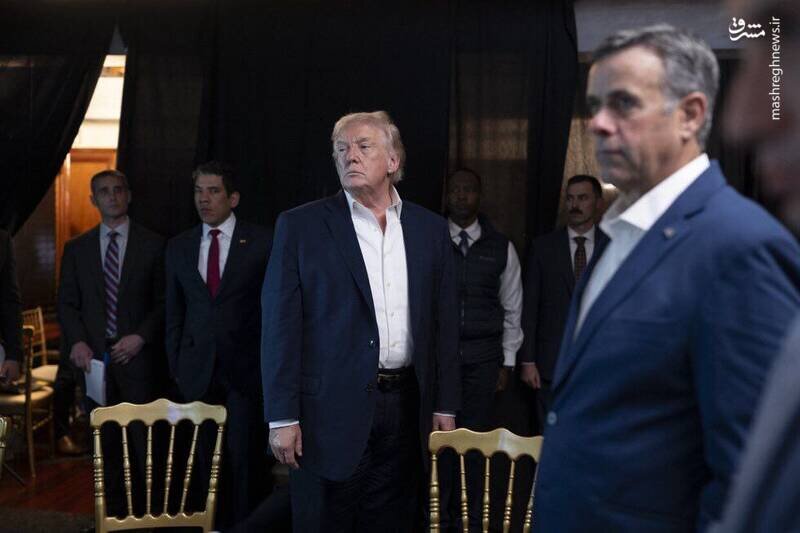 ترامپ در حال تماشای عملیات دستگیری مادورو | تصاویر