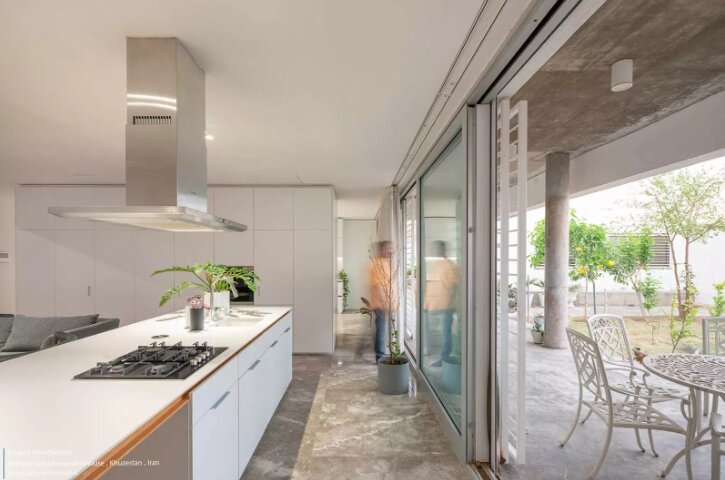 خانه ای با معماری متفاوت در ماهشهر