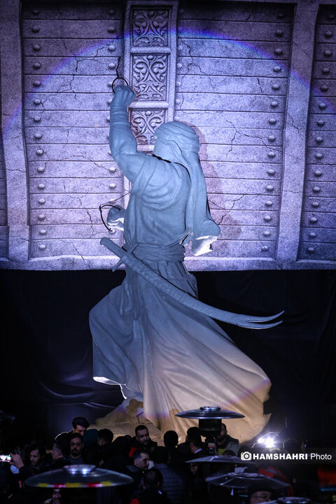 رونمایی از نماد فاتح خیبر در قلب تهران۲