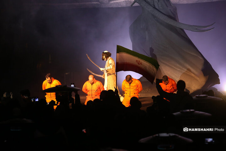 رونمایی از نماد فاتح خیبر در قلب تهران-۳