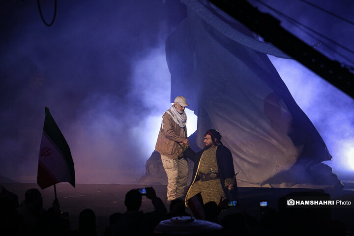 رونمایی از نماد فاتح خیبر در قلب تهران-۳