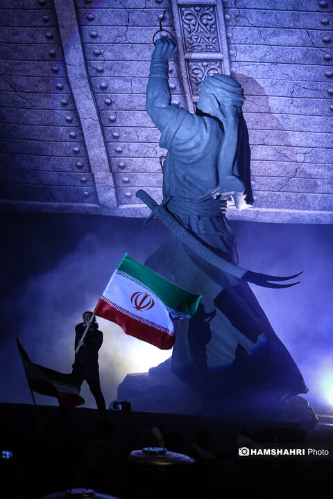 رونمایی از نماد فاتح خیبر در قلب تهران-۳