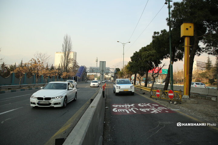 آغاز اچ او وی در بزرگراه چمران