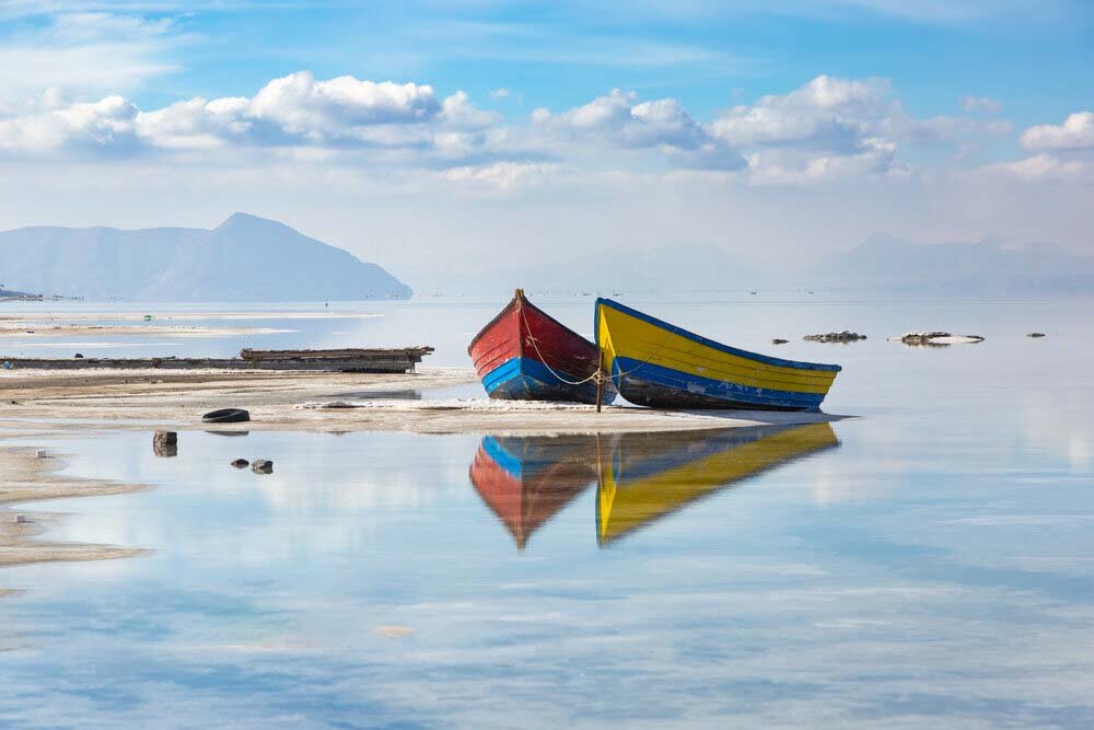 بازگشت خشکی به دریاچه ارومیه + تصاویر | احیای نیم‌بند و آینده‌ای نگران‌کننده