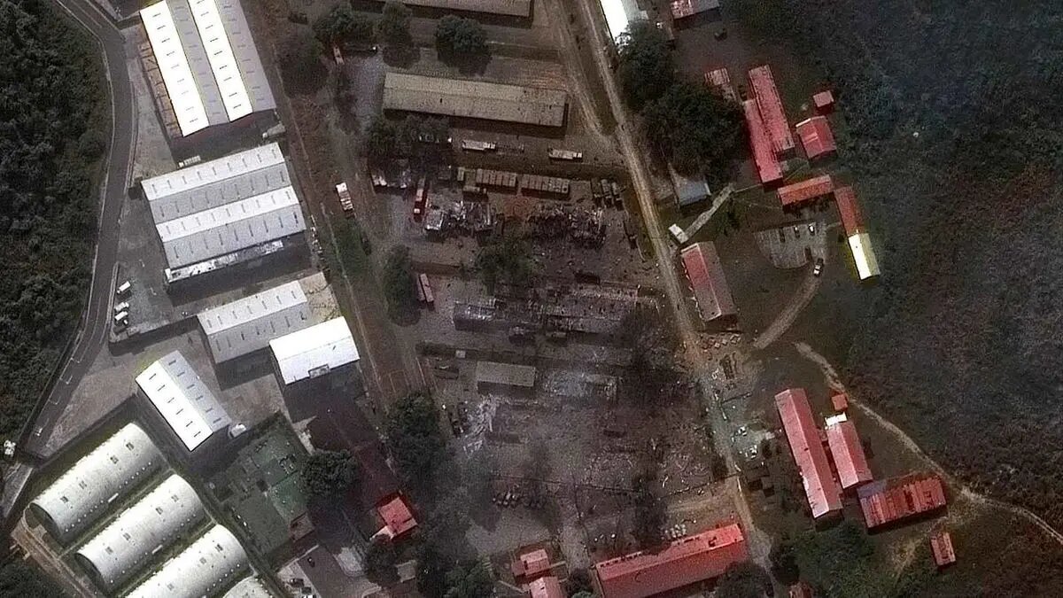 تصاویر ماهواره‌ای از ویرانی پایگاه‌های نظامی ونزوئلا پس از حمله آمریکا