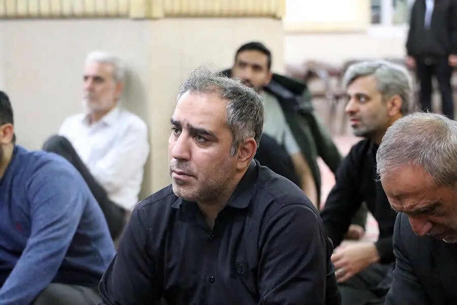 کاظم صدیقی در مراسم اعتکاف | تصاویر