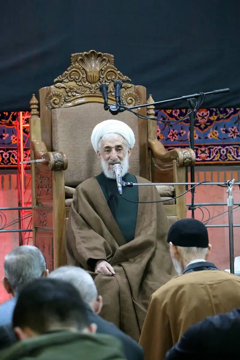 کاظم صدیقی در مراسم اعتکاف | تصاویر