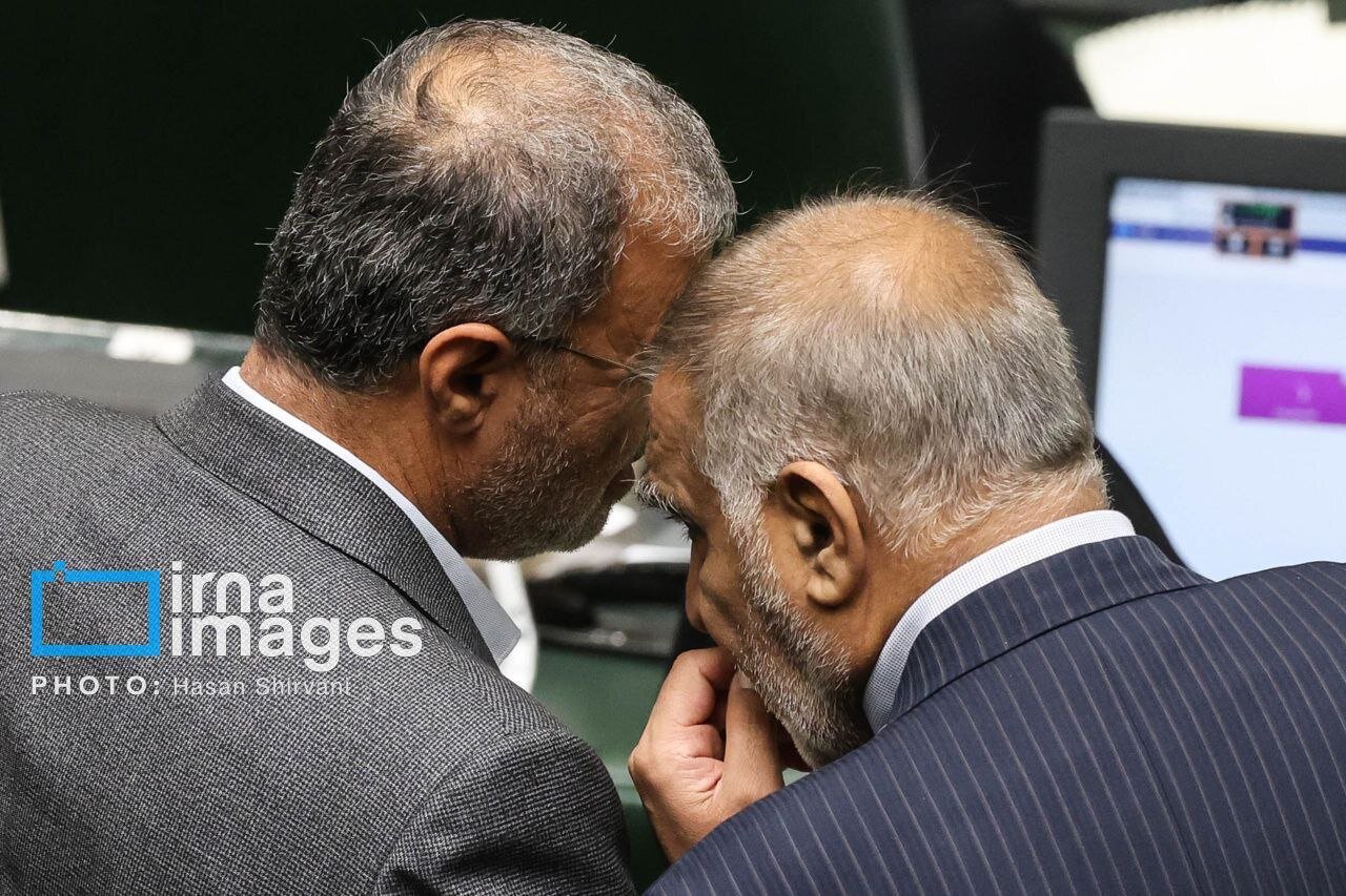 حرف‌های درگوشی‌ نمایندگان مجلس | تصاویر