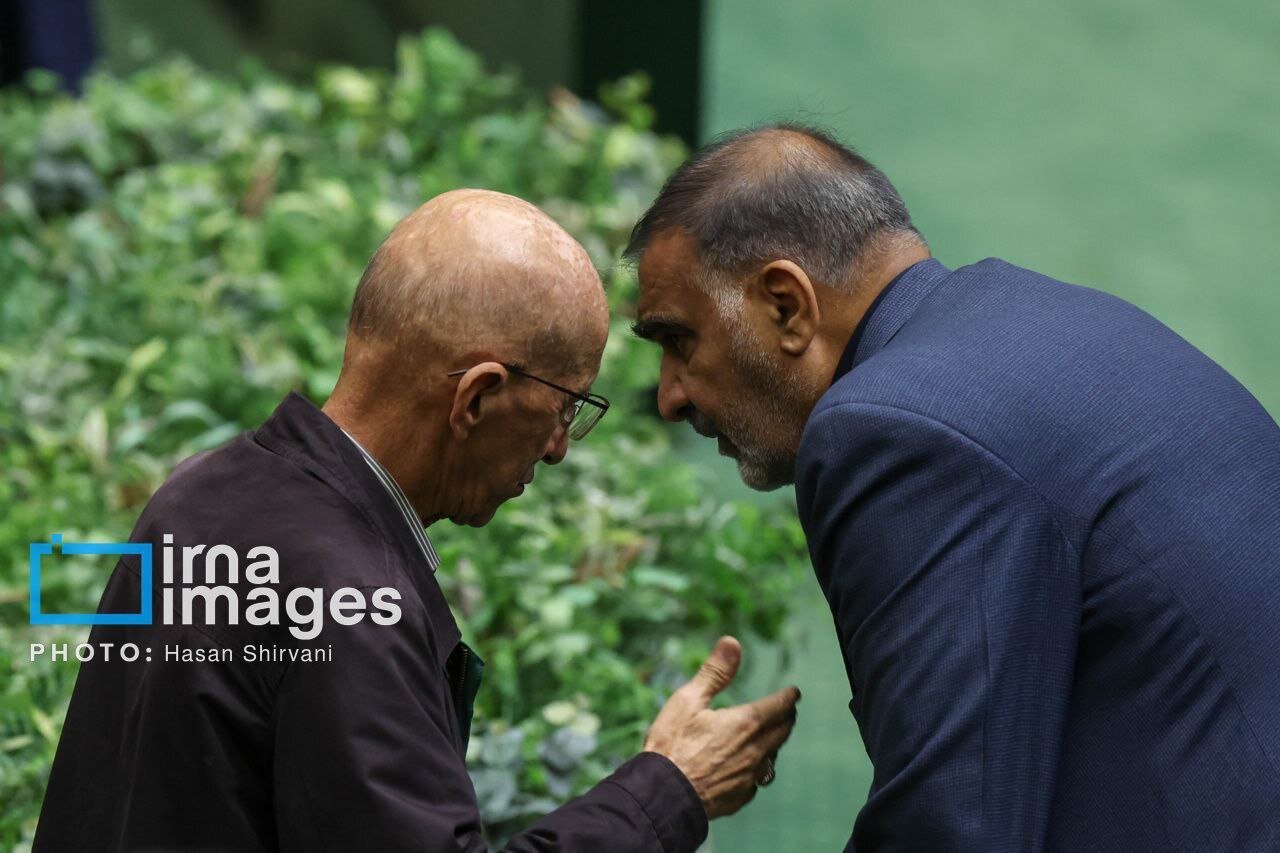 حرف‌های درگوشی‌ نمایندگان مجلس | تصاویر