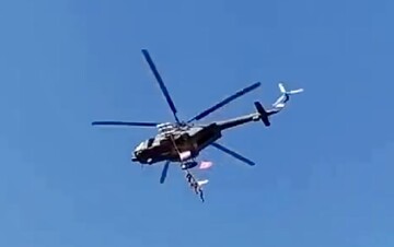 مانور ناگهانی نیروهای دلتافورس آمریکا در عراق | پرواز هلیکوپترها را ببینید