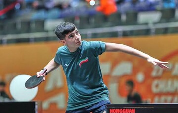 بنیامین فرجی در جمع برترین ورزشکاران تنیس روی میز جهان