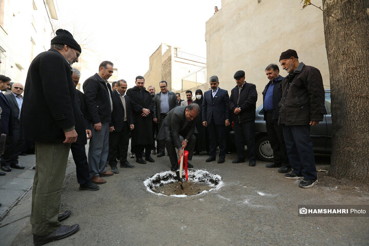 کلنگ زنی تجمیع ۲۰ پلاک فرسوده در منطقه۴ تهران