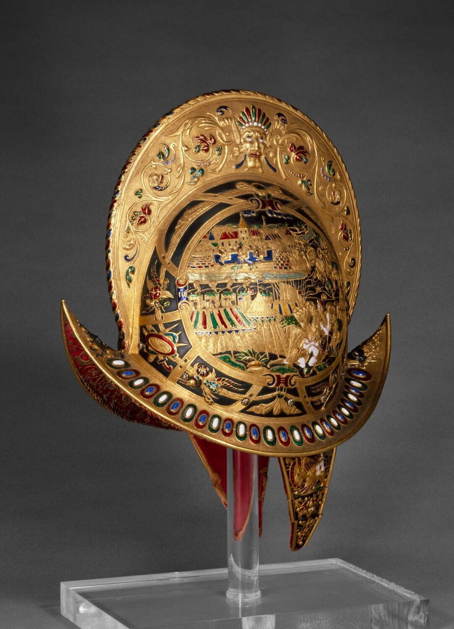 کلاهخود افسانه‌ای؛ شاهکار زرگری رنسانس در موزه لوور | عکس