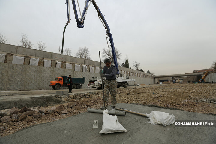 یکصد و نود و نهمین پویش امید و افتخار در غالب بهره‌برداری از چهار پروژه عمرانی در غرب تهران