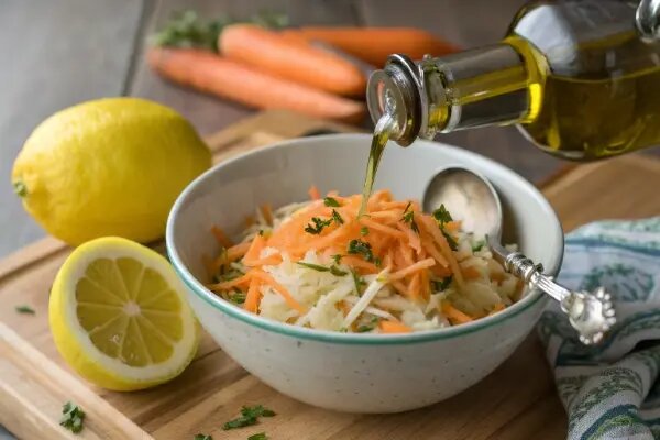 سالاد شلغم و هویج ، سالم و رژیمی