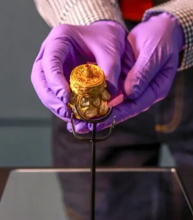 زیبایی شگفت‌انگیز «کریستال طلاکوب» پس از ۱۱۰۰ سال | عکس