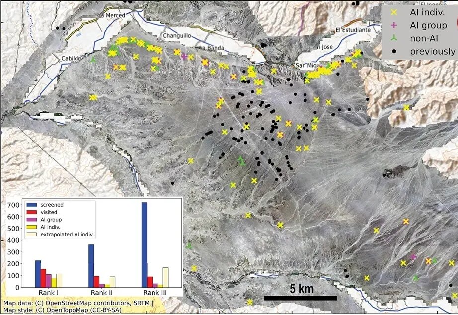 کشف نقاشیهای عظیم بیابانی با هوش مصنوعی | عکس