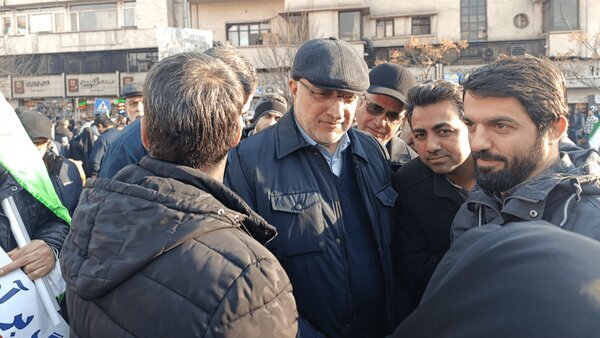 زاکانی راهپیمایی میدان انقلاب