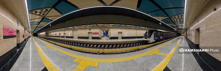 آیین بهره برداری از ایستگاه مترو سرباز وطن