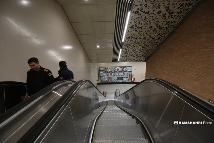 آیین بهره برداری از ایستگاه مترو سرباز وطن