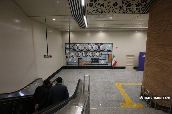 آیین بهره برداری از ایستگاه مترو سرباز وطن