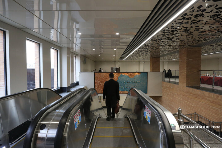 آیین بهره برداری از ایستگاه مترو سرباز وطن