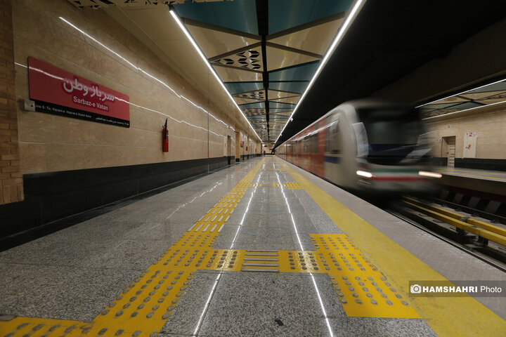 آیین بهره برداری از ایستگاه مترو سرباز وطن