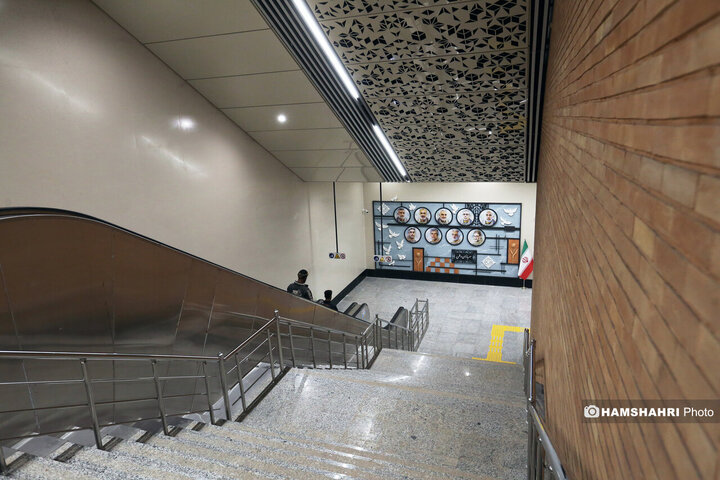 آیین بهره برداری از ایستگاه مترو سرباز وطن