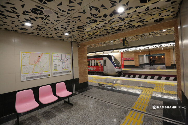 آیین بهره برداری از ایستگاه مترو سرباز وطن