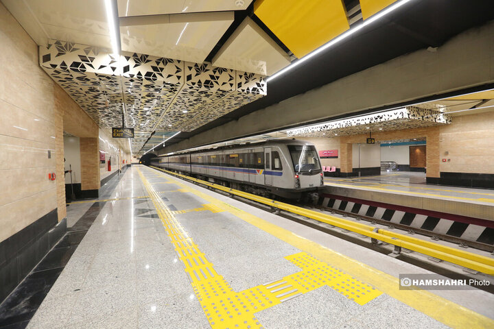 آیین بهره برداری از ایستگاه مترو سرباز وطن