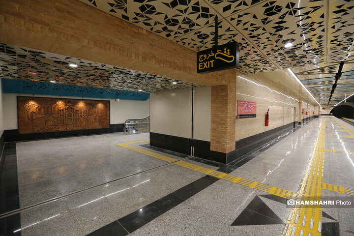 آیین بهره برداری از ایستگاه مترو سرباز وطن