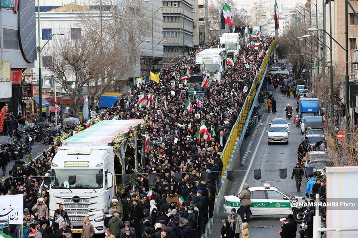 تشییع شهدای امنیت تهران