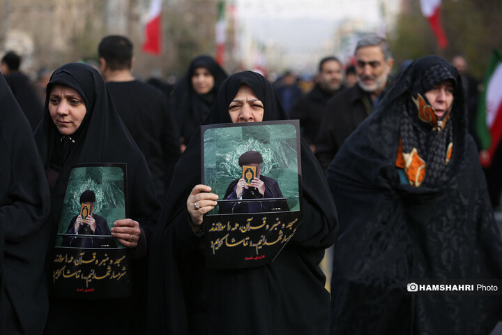 تشییع پیکر شهدای مقاومت ملی در تهران - ۳