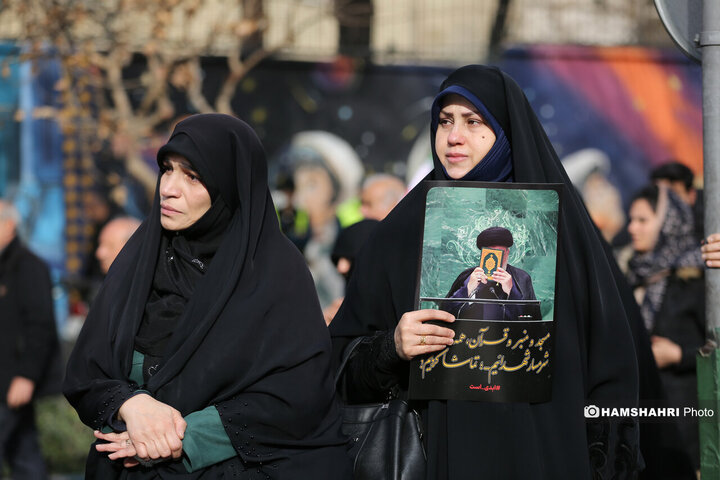 تشییع پیکر شهدای مقاومت ملی در تهران - ۳