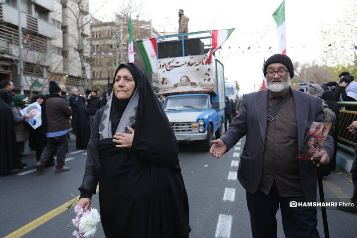 تشییع پیکر شهدای مقاومت ملی در تهران - ۳