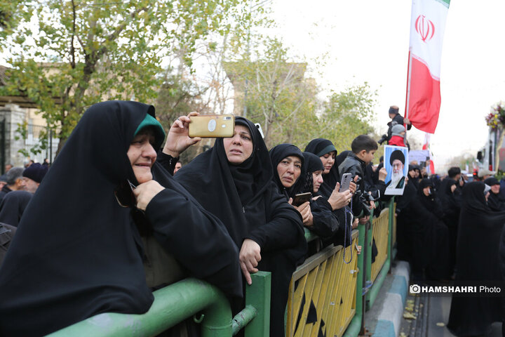 تشییع پیکر شهدای مقاومت ملی در تهران - ۳