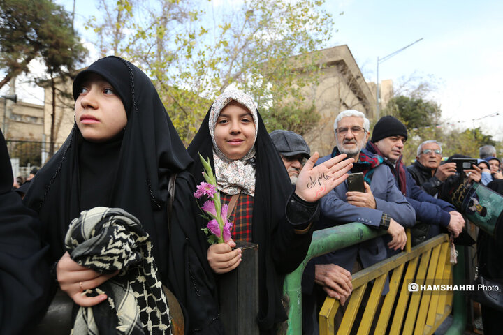 تشییع پیکر شهدای مقاومت ملی در تهران - ۳