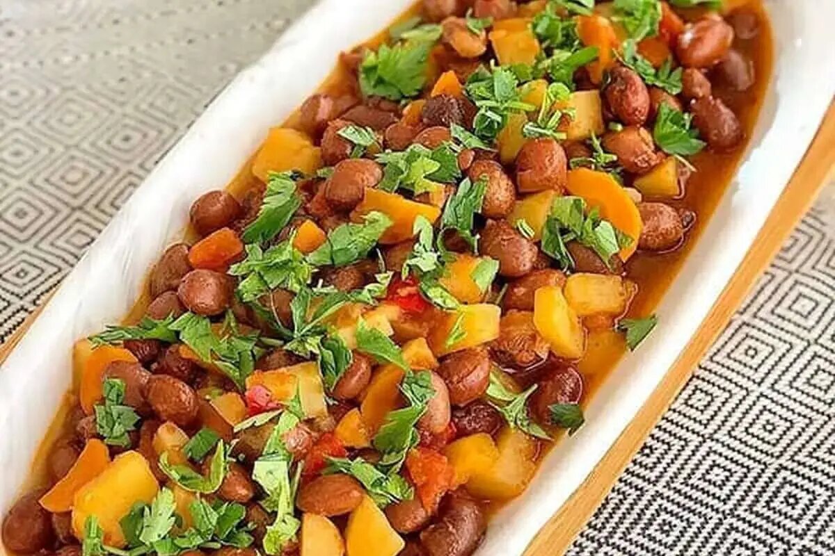 خوراک لوبیا