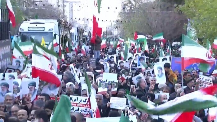 نخستین تصاویر از مراسم تشییع پیکر شهدای جنایات اخیر صهیونیستی - آمریکایی