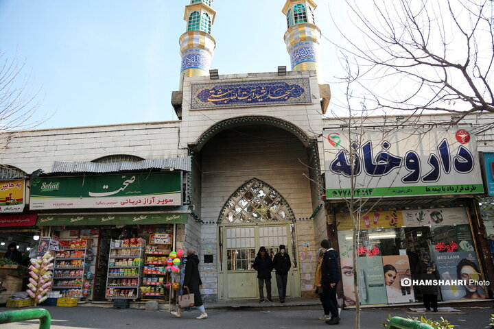 مساجد آتش زده توسط اغتشاشگران در تهرانپارس